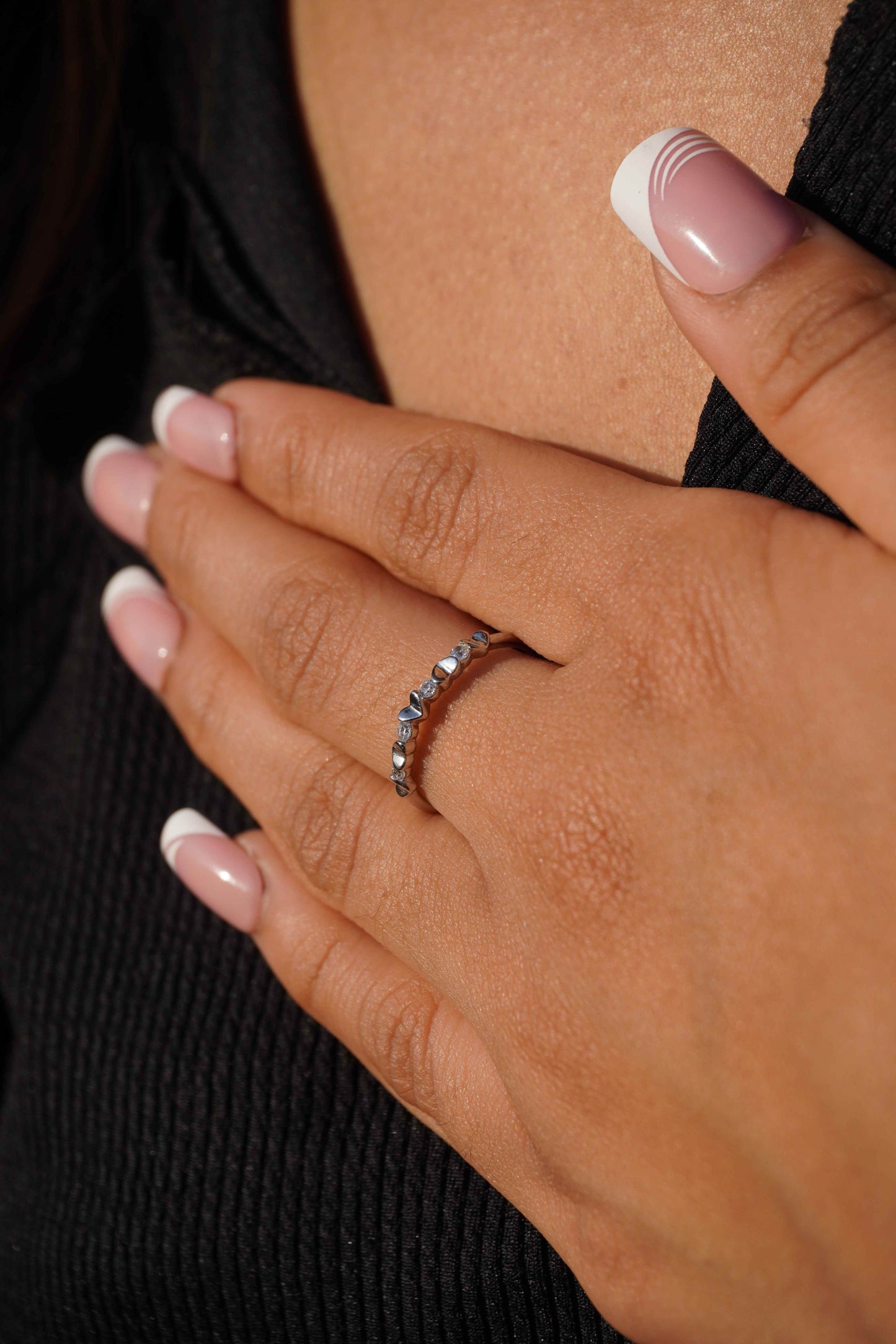 Ariva Silver Hearts Ring - Ariva 