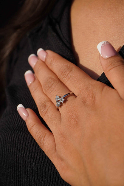 Ariva Silver Flower Ring - Ariva 