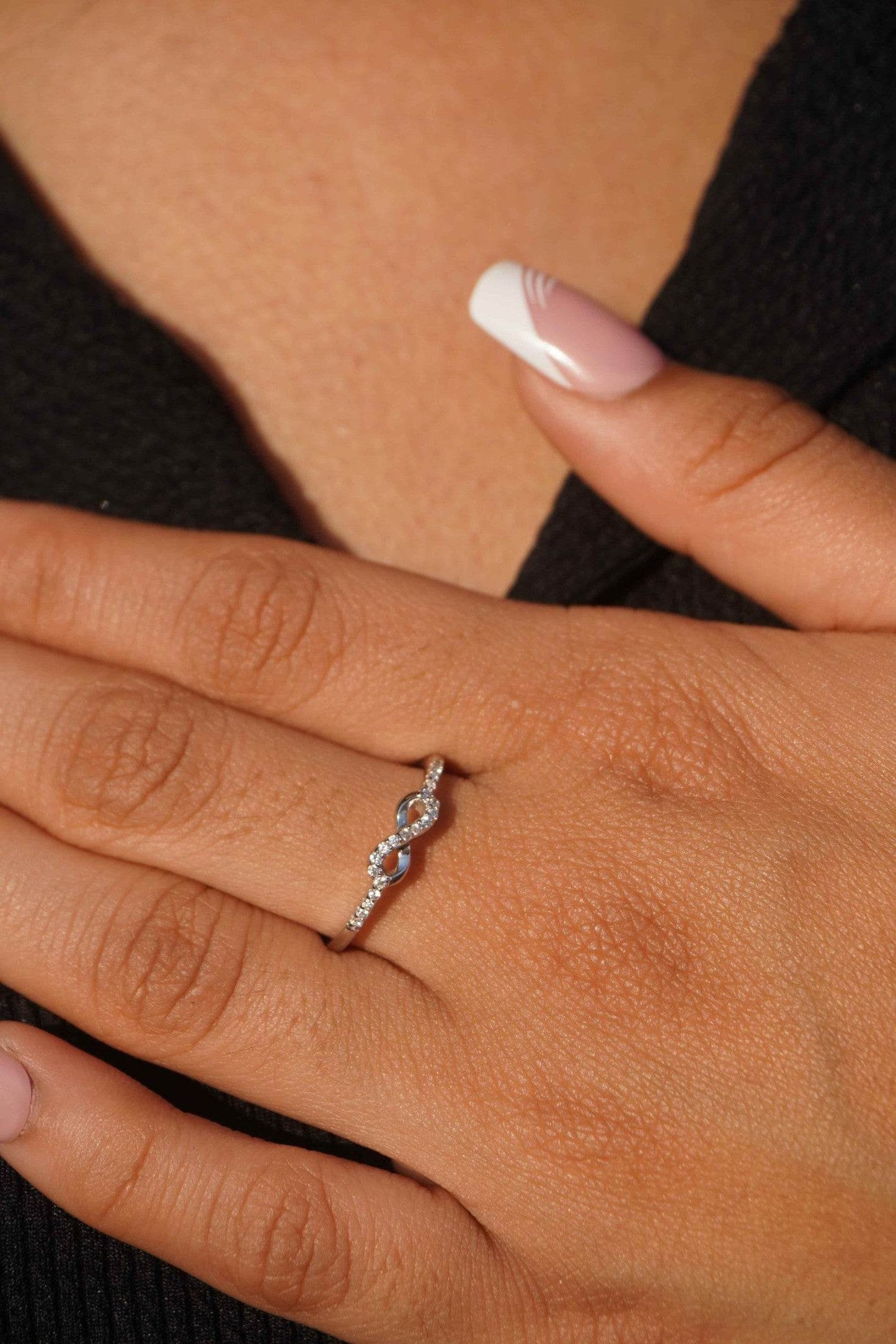 Ariva Silver Small Infinity Ring - Ariva 