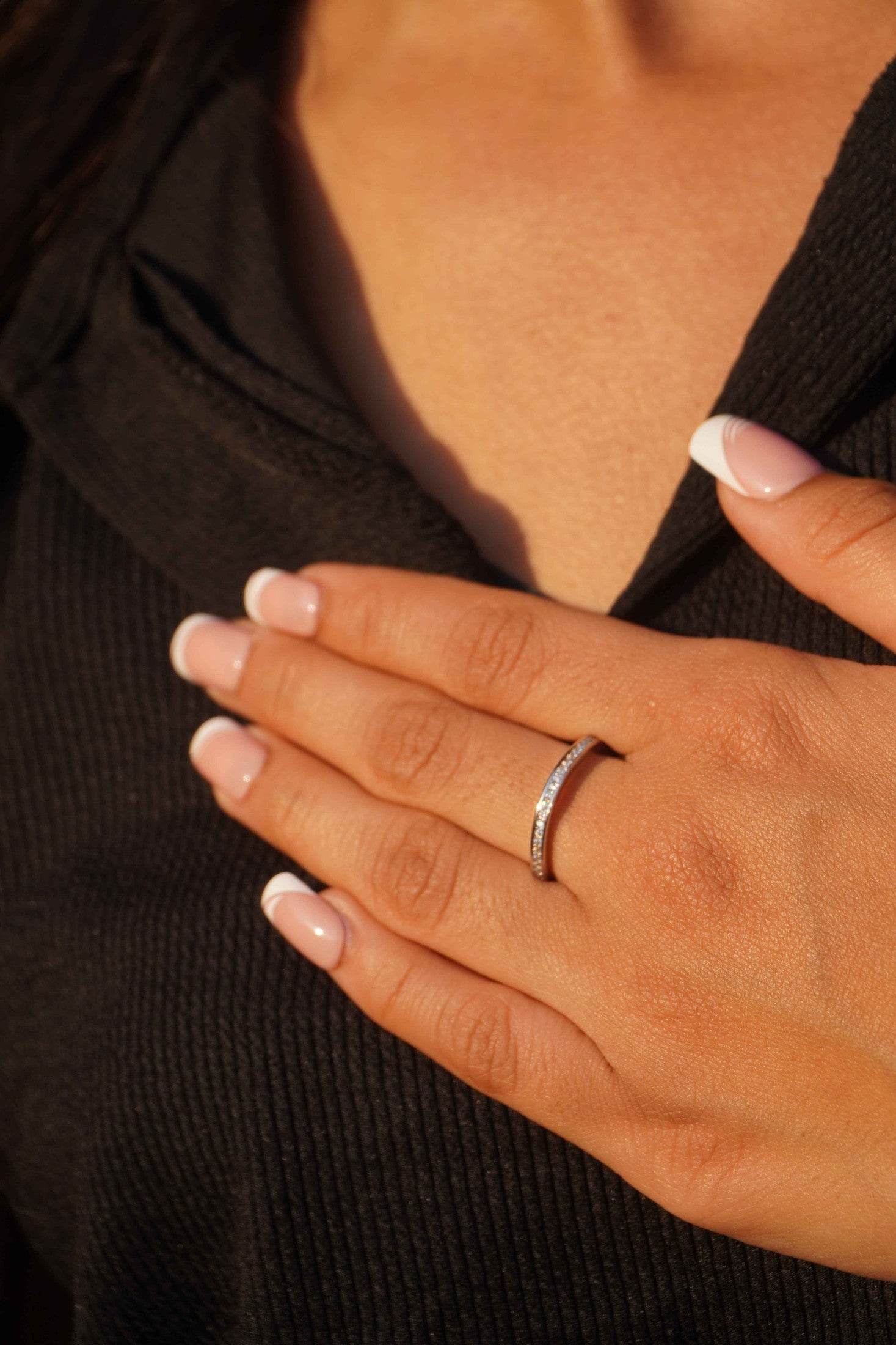 Ariva Silver Eternity Ring - Ariva 