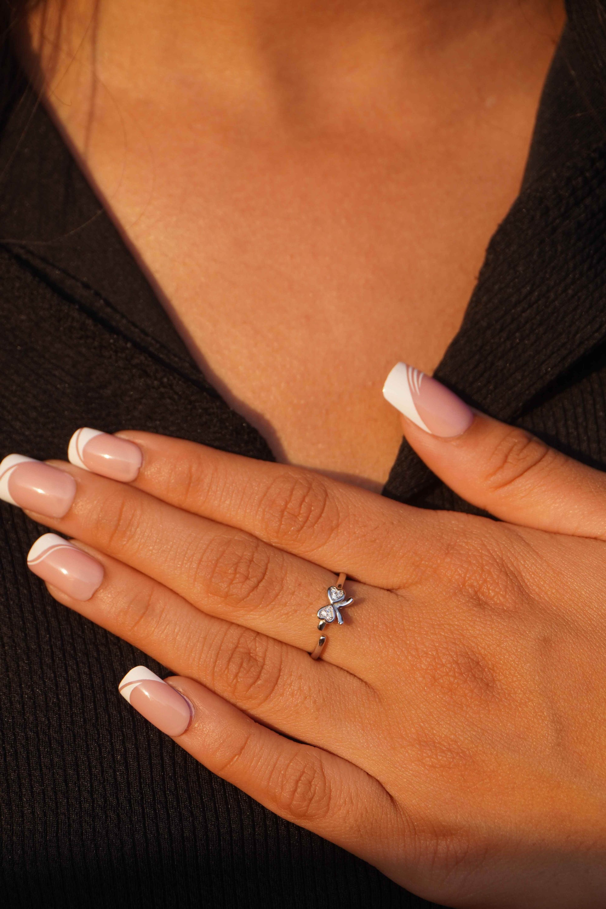 Ariva Silver Bow Ring - Ariva 