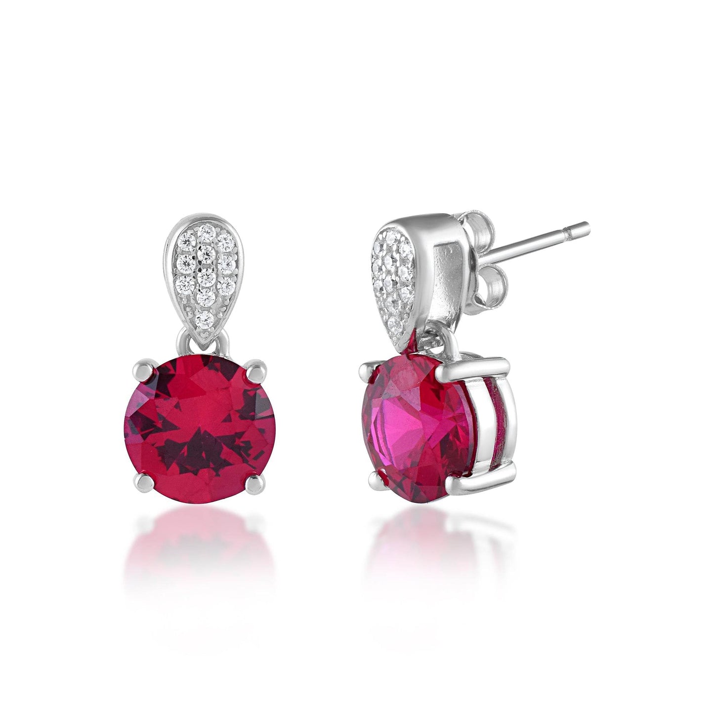 Ariva Silver Wine Round Pendant Set - Ariva 