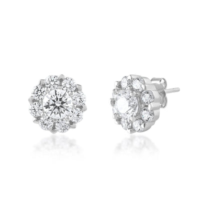 Ariva Silver White Zirconia Pendant Set - Ariva 