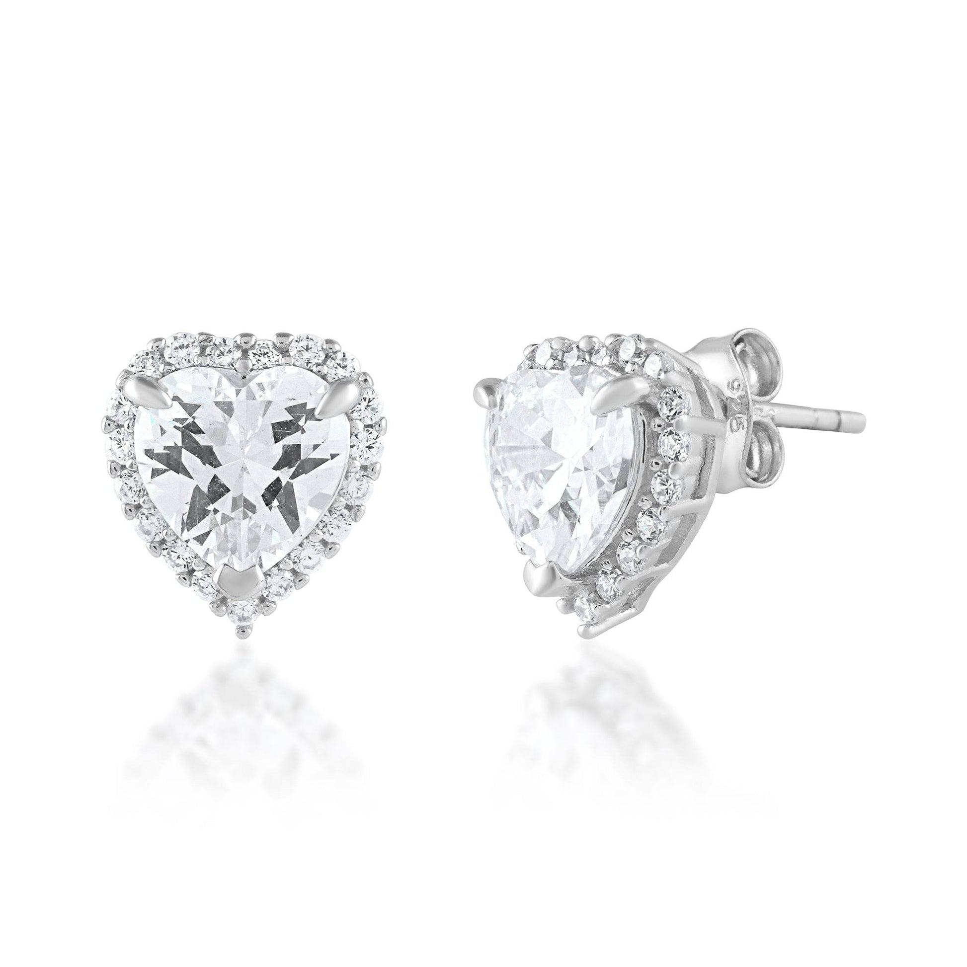 Ariva Silver Heart Pendant Set - Ariva 