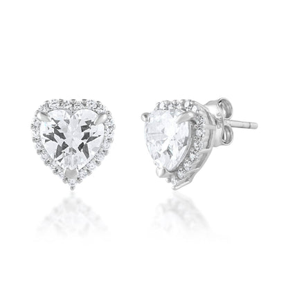 Ariva Silver Heart Pendant Set - Ariva 