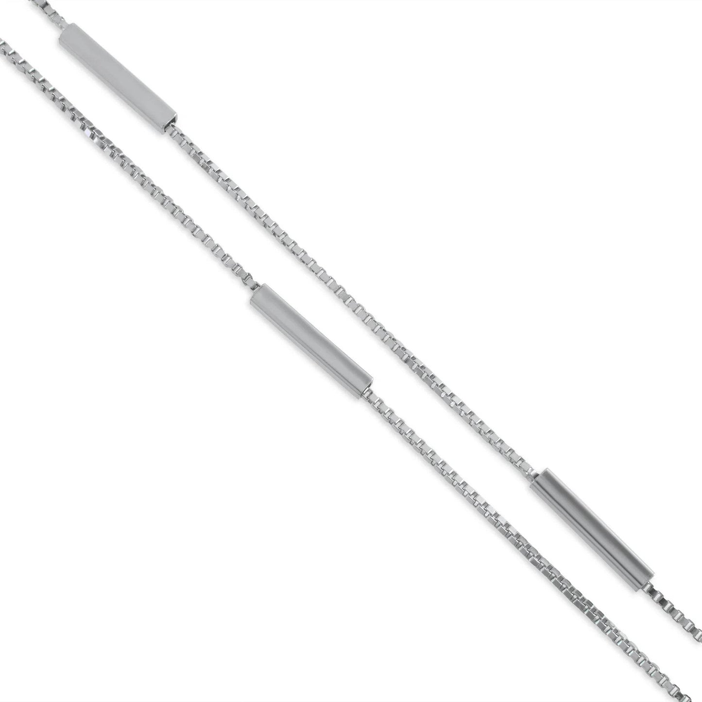 Ariva Silver Double layer Dangle Bracelet - Ariva 