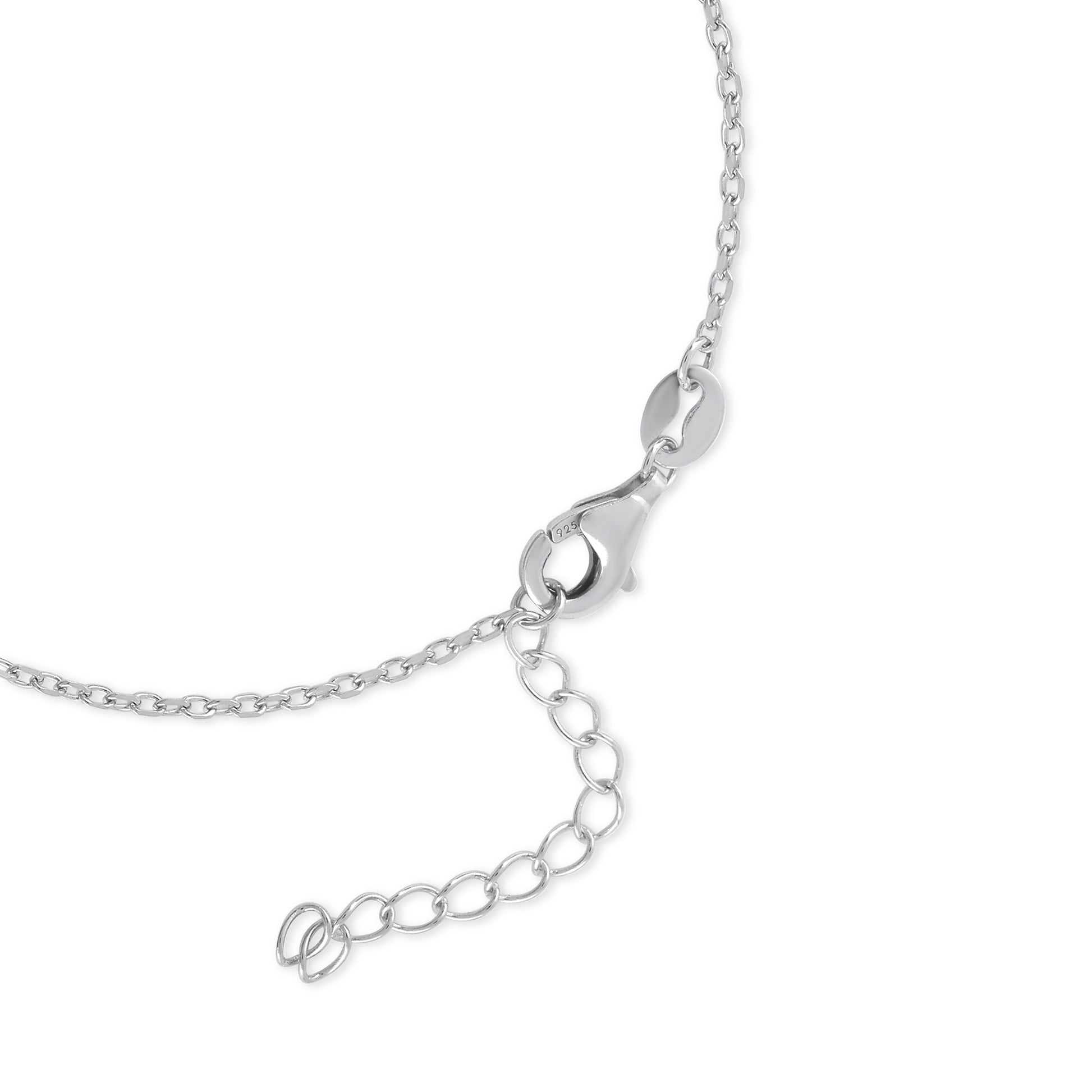 Ariva Silver Rainbow Heart Bracelet Ariva