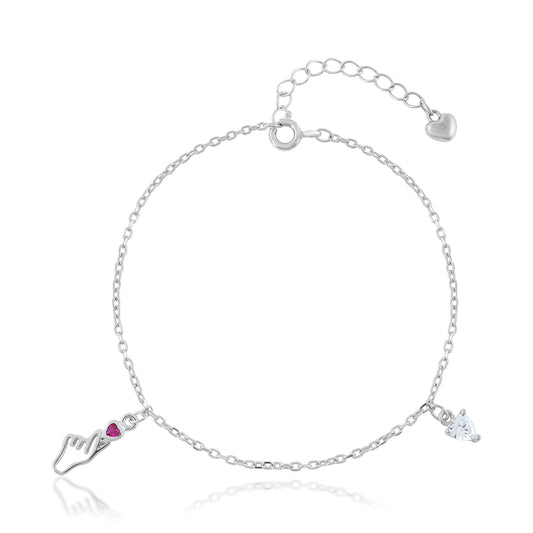 Ariva Silver Love Bracelet Ariva