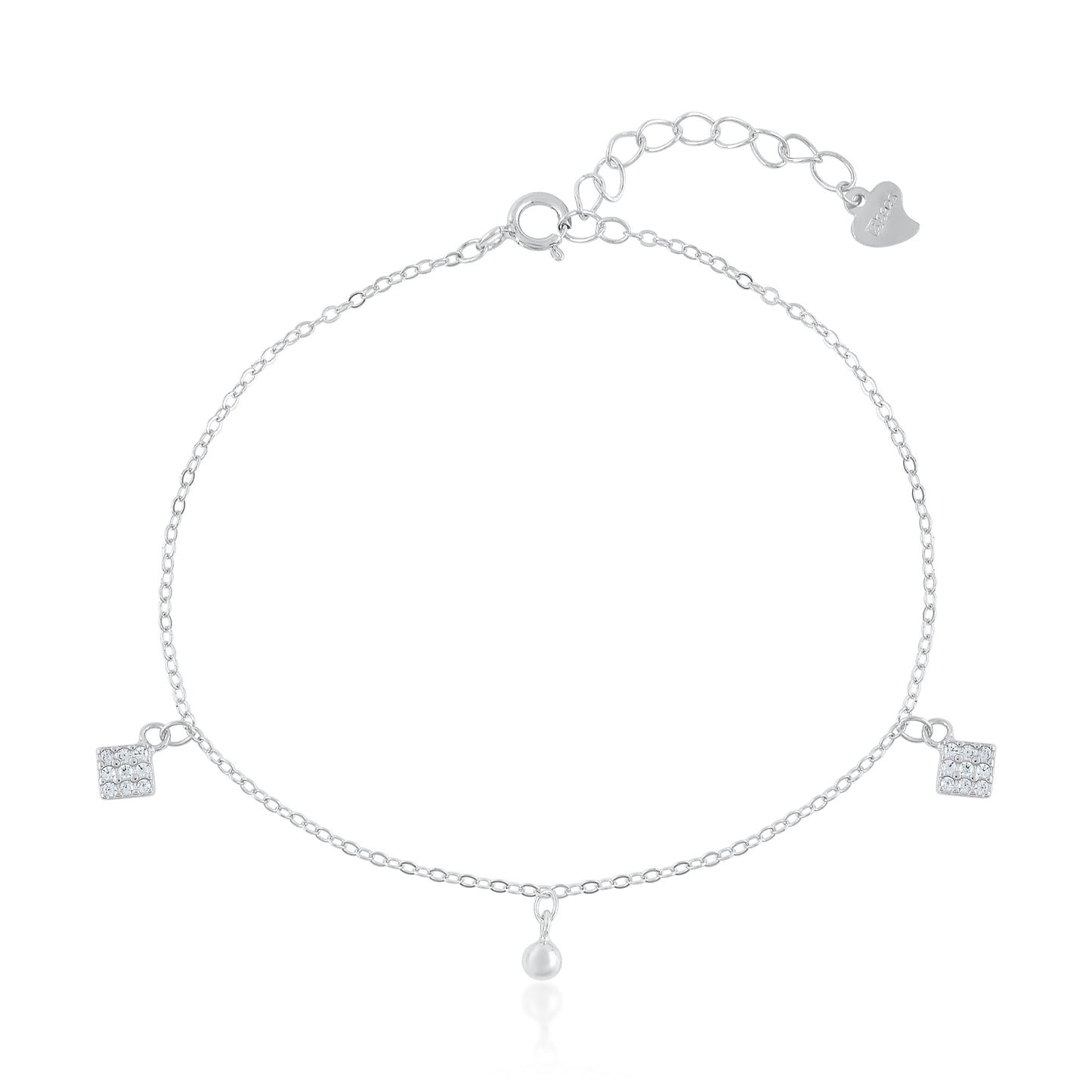 Ariva Silver Charm Bracelet Ariva