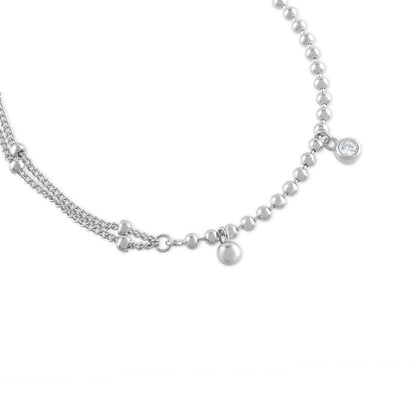 Ariva Silver Double Layer Bracelet - Ariva 