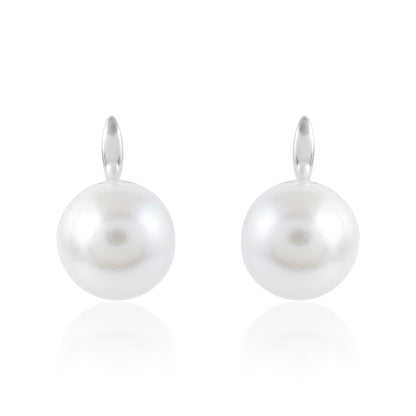Ariva Silver Classic Pearl Stud Earrings Ariva