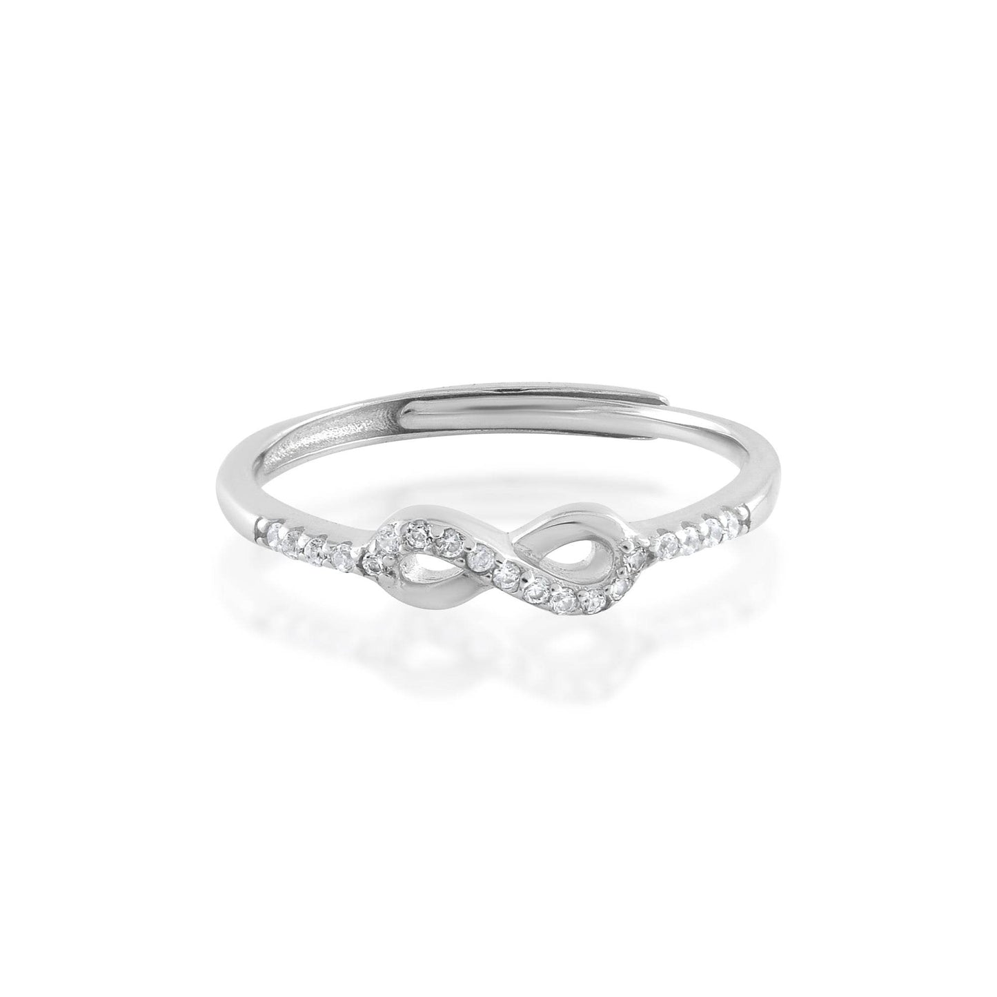 Ariva Silver Small Infinity Ring - Ariva 