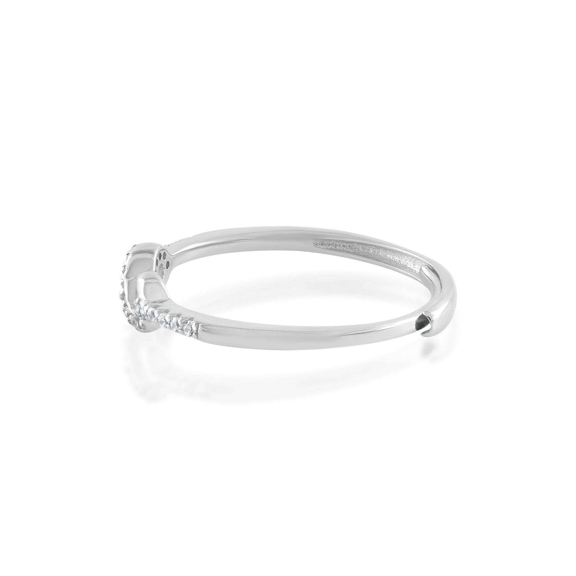 Ariva Silver Small Infinity Ring - Ariva 