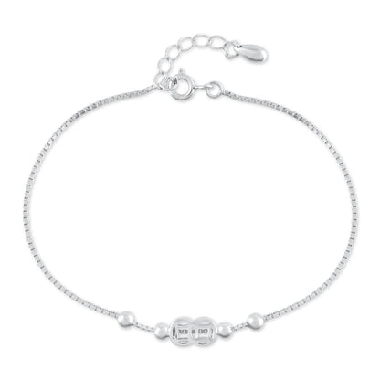 Ariva Silver Cubic Zirconia Bracelet - Ariva 