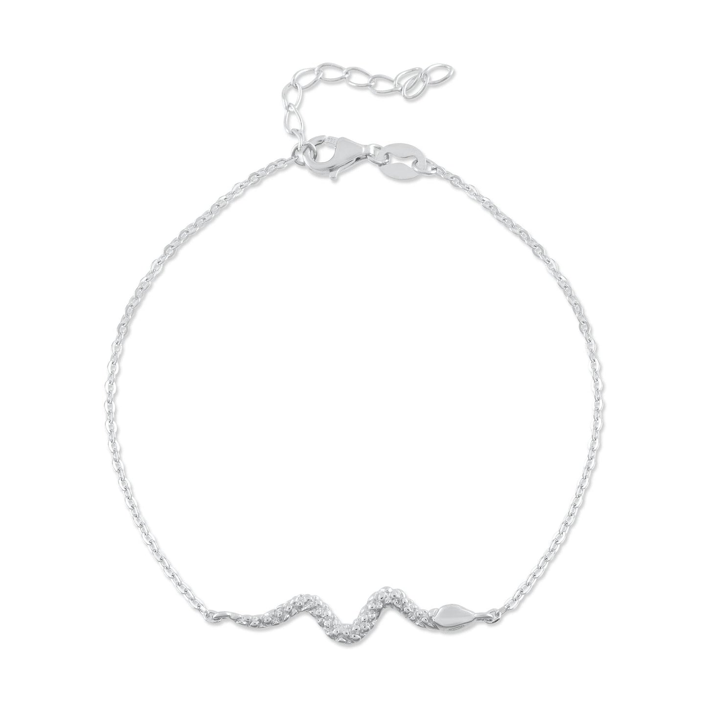 Ariva Silver Snake Bracelet - Ariva 