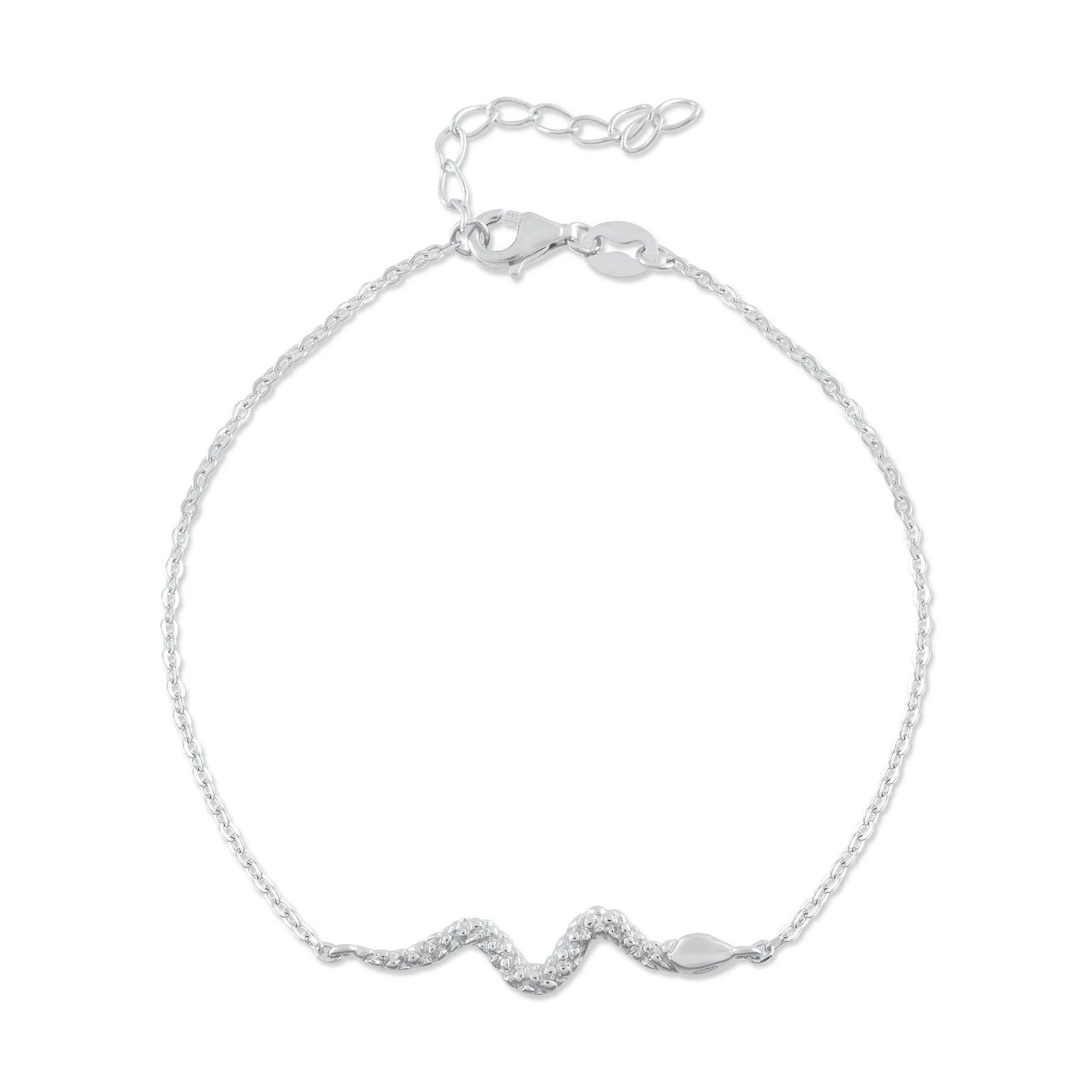 Ariva Silver Snake Bracelet - Ariva 