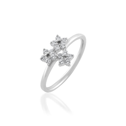 Ariva Silver Flower Ring - Ariva 