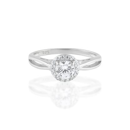 Ariva Silver Engagement Ring - Ariva 