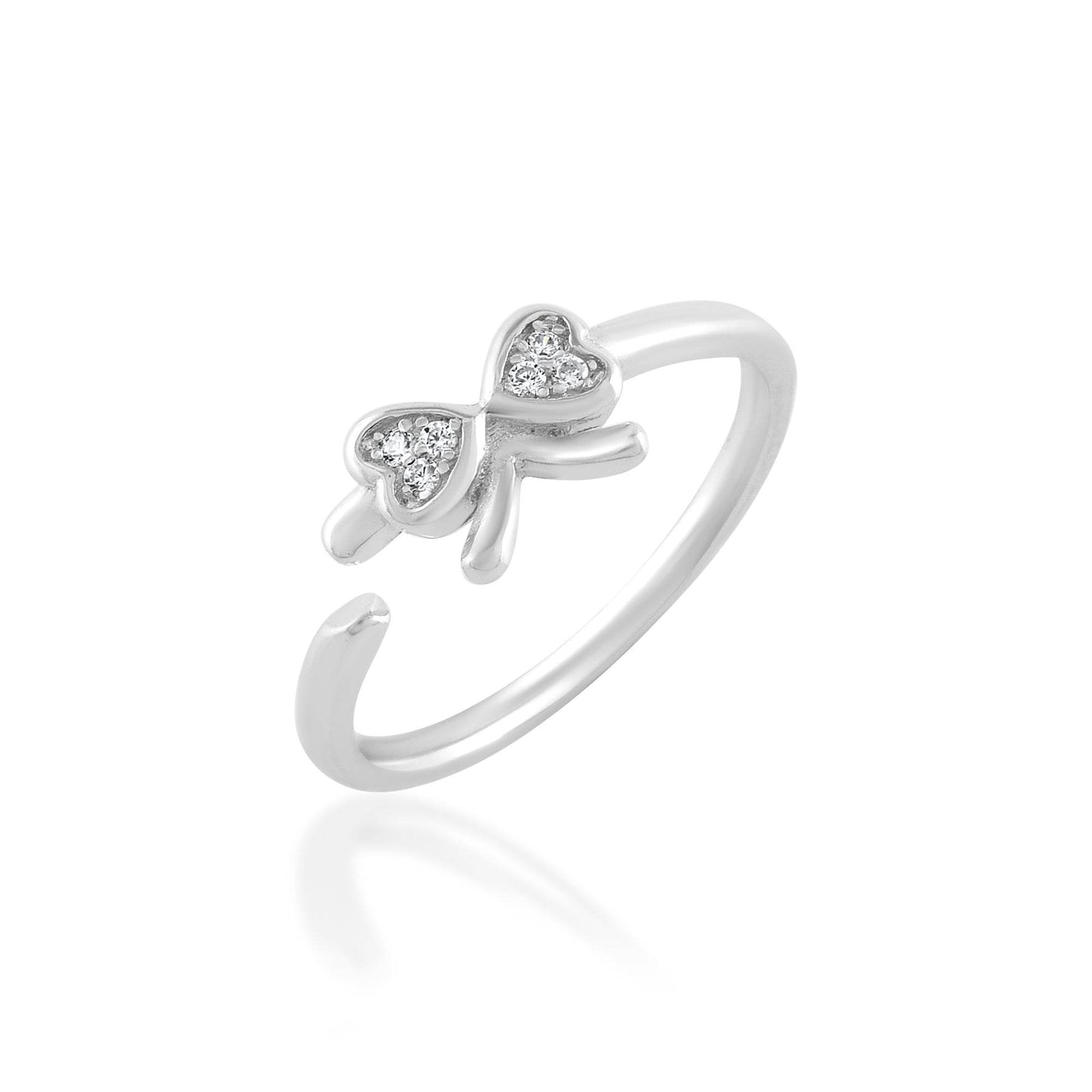 Ariva Silver Bow Ring - Ariva 