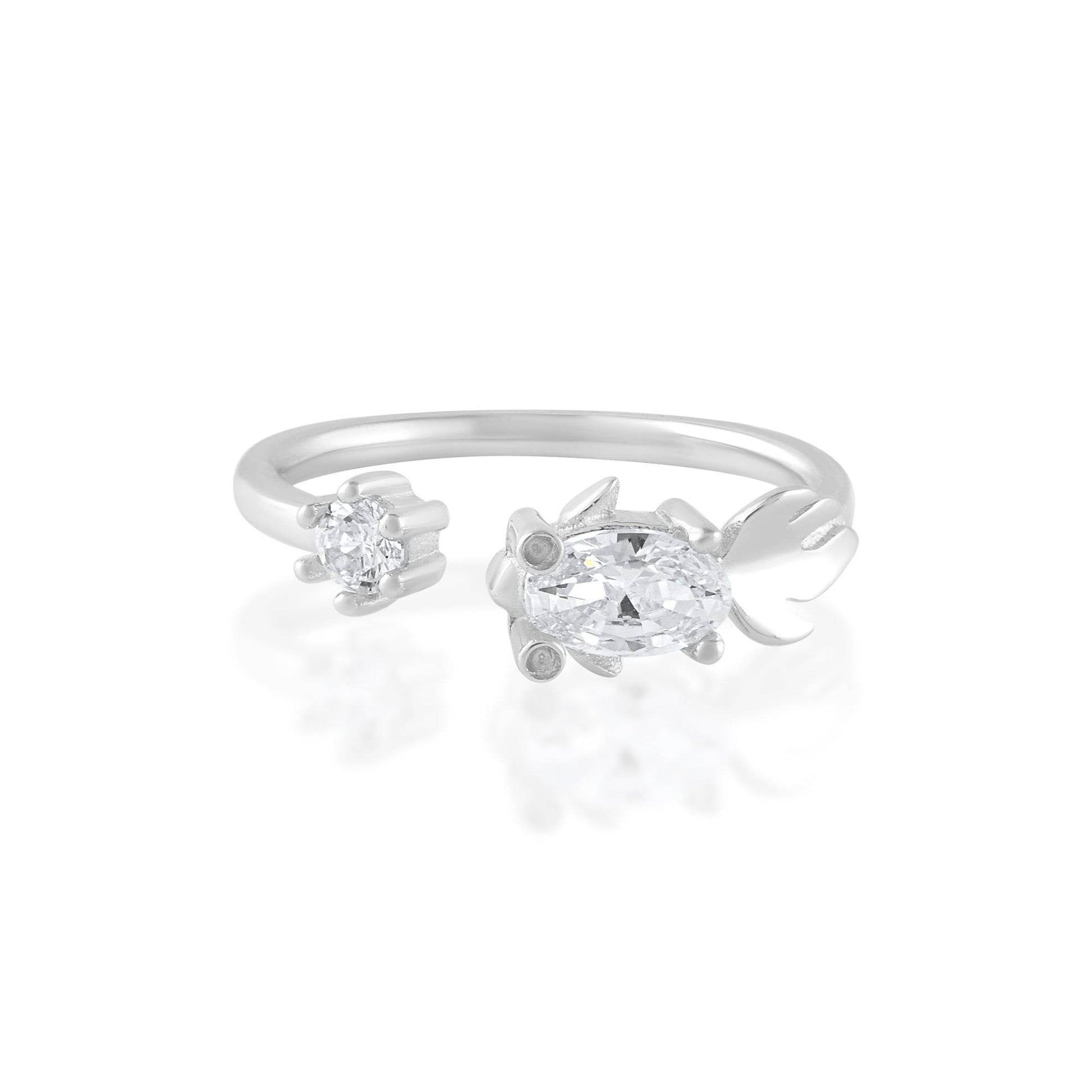 Ariva Silver Leaf Ring - Ariva 
