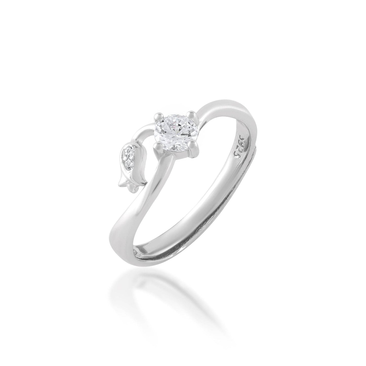Ariva Silver Swirling Ring - Ariva 