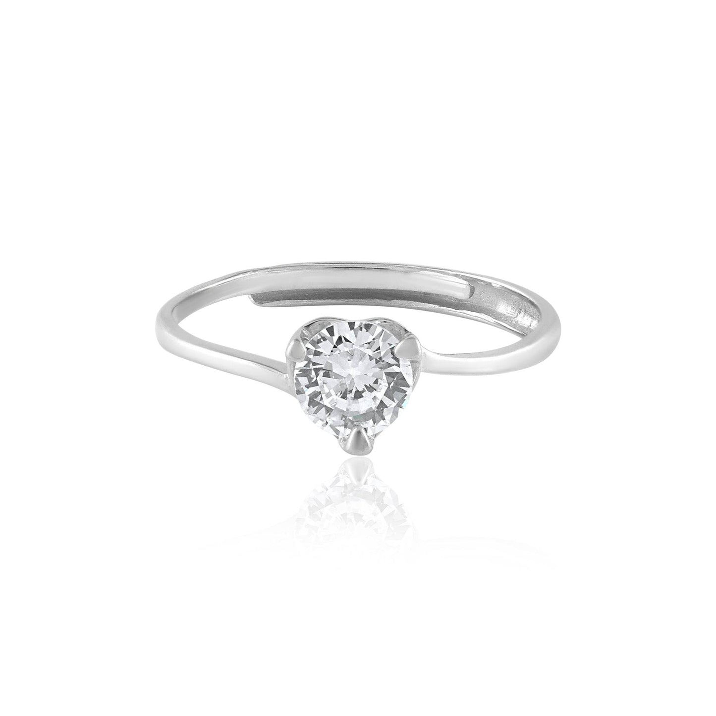 Ariva Silver Heart Ring - Ariva 