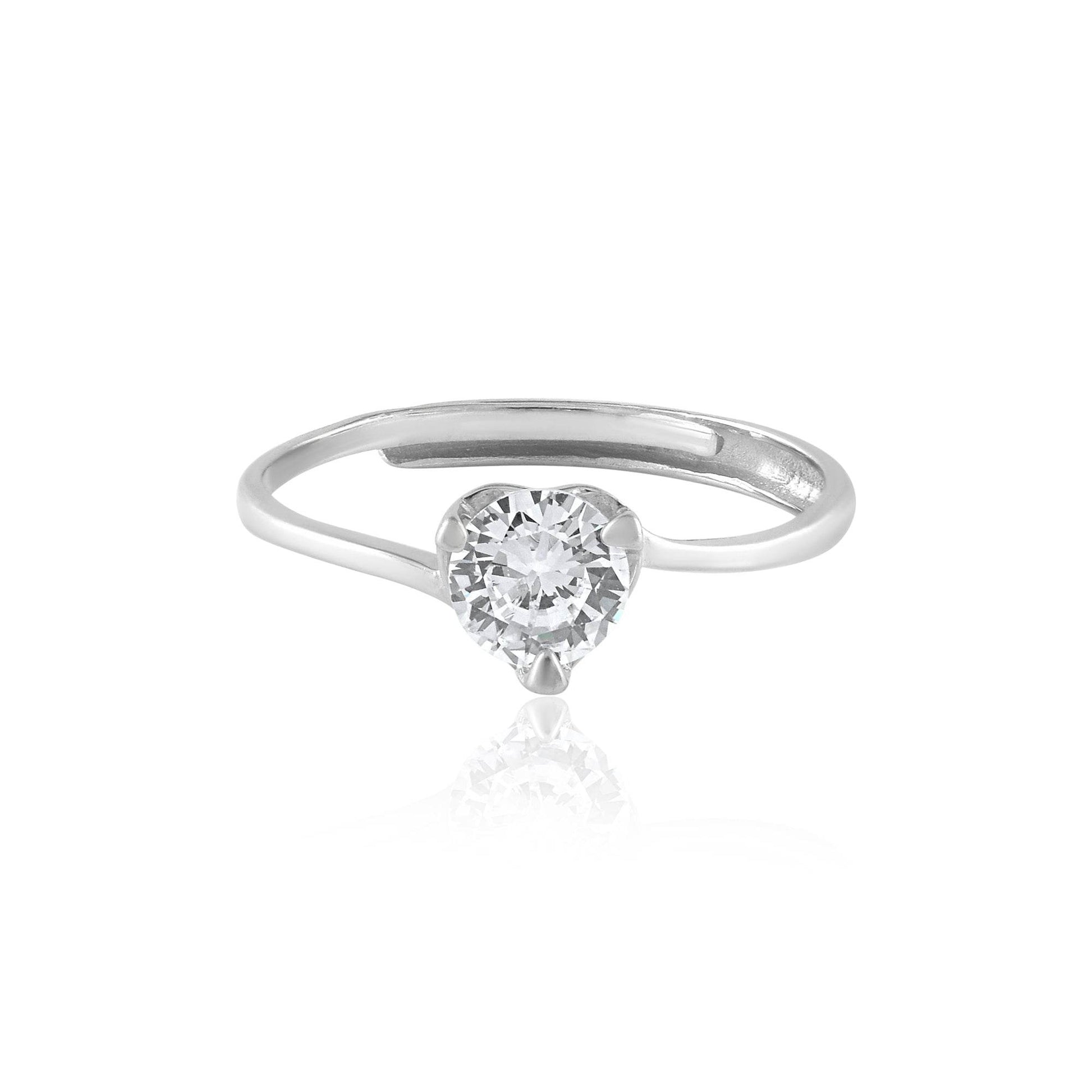 Ariva Silver Heart Ring - Ariva 