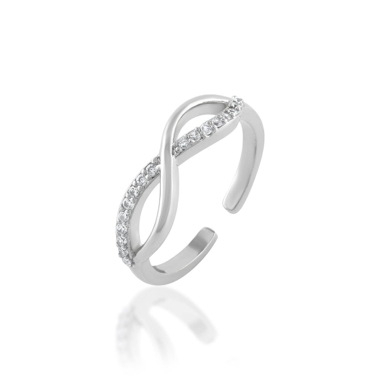 Ariva Silver Infinity Ring - Ariva 