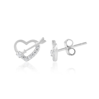 Ariva Silver Love Earring - Ariva 