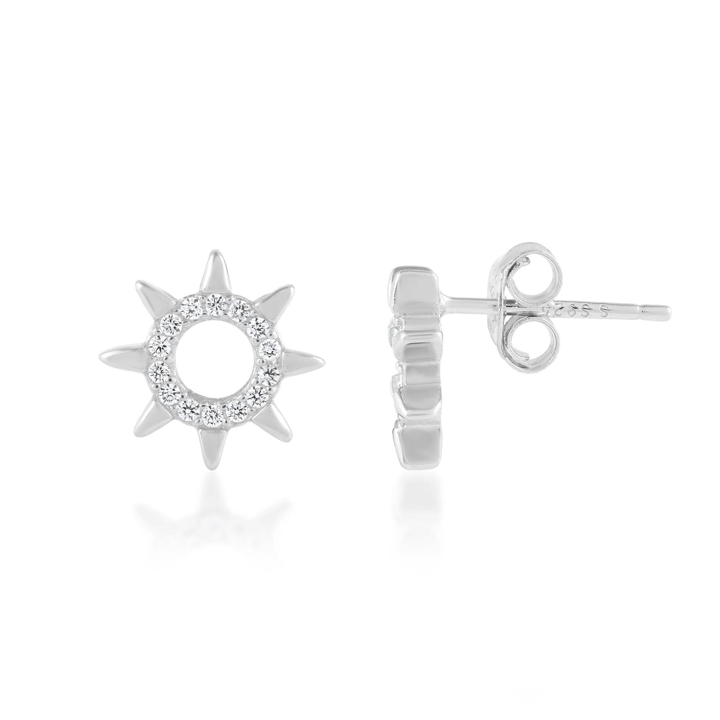 Ariva Silver Sun Earring - Ariva 