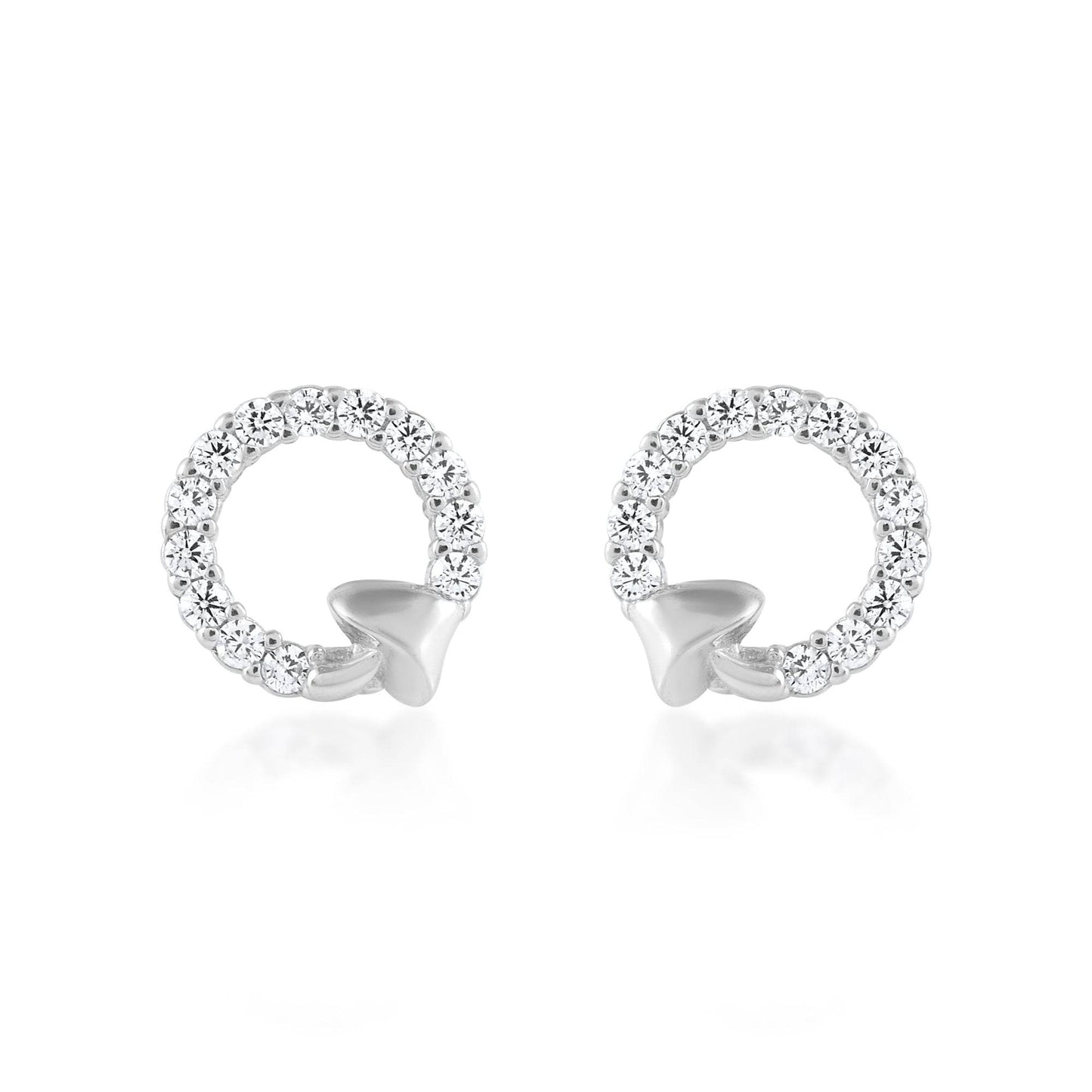 Ariva Silver Mushroom Earring - Ariva 