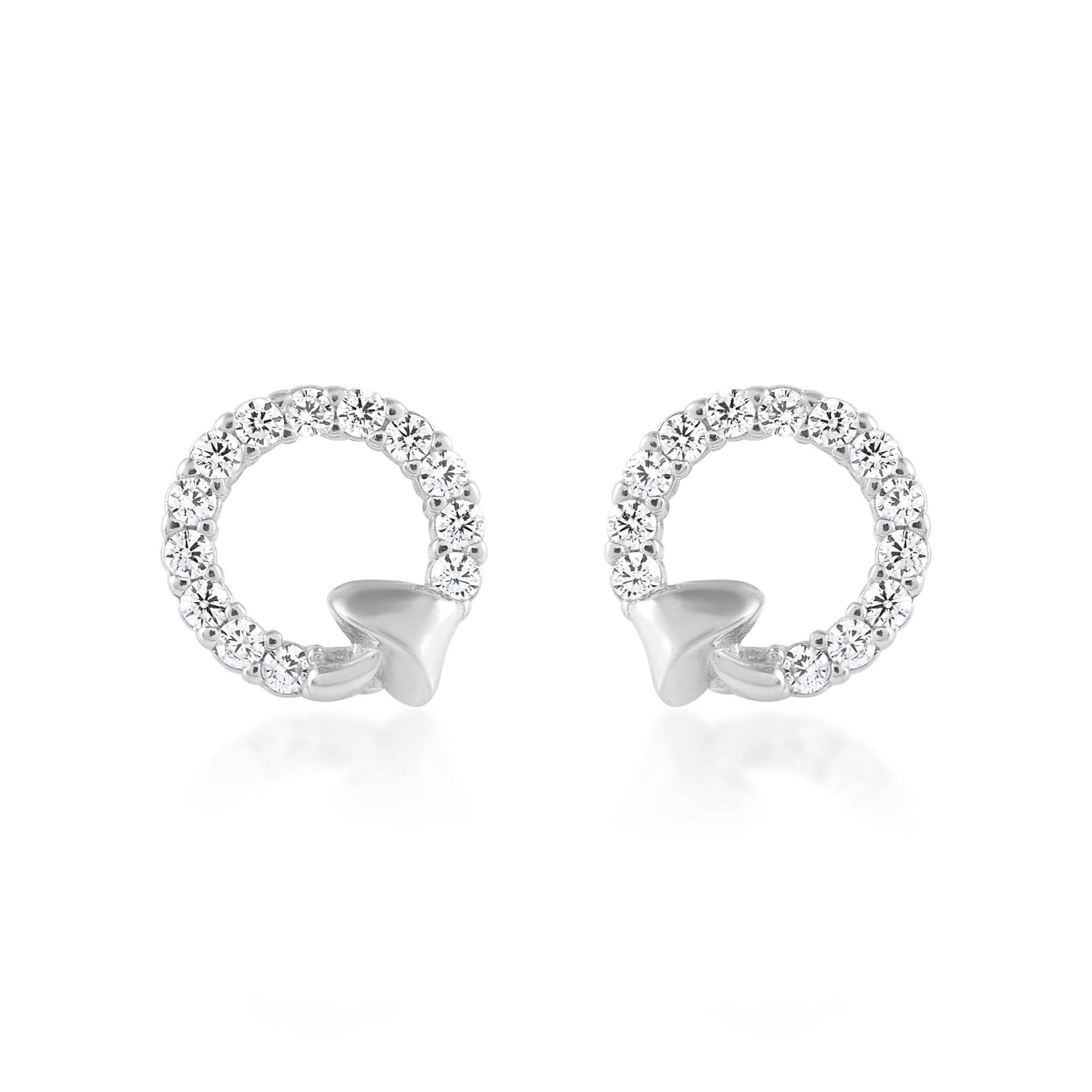 Ariva Silver Mushroom Earring - Ariva 