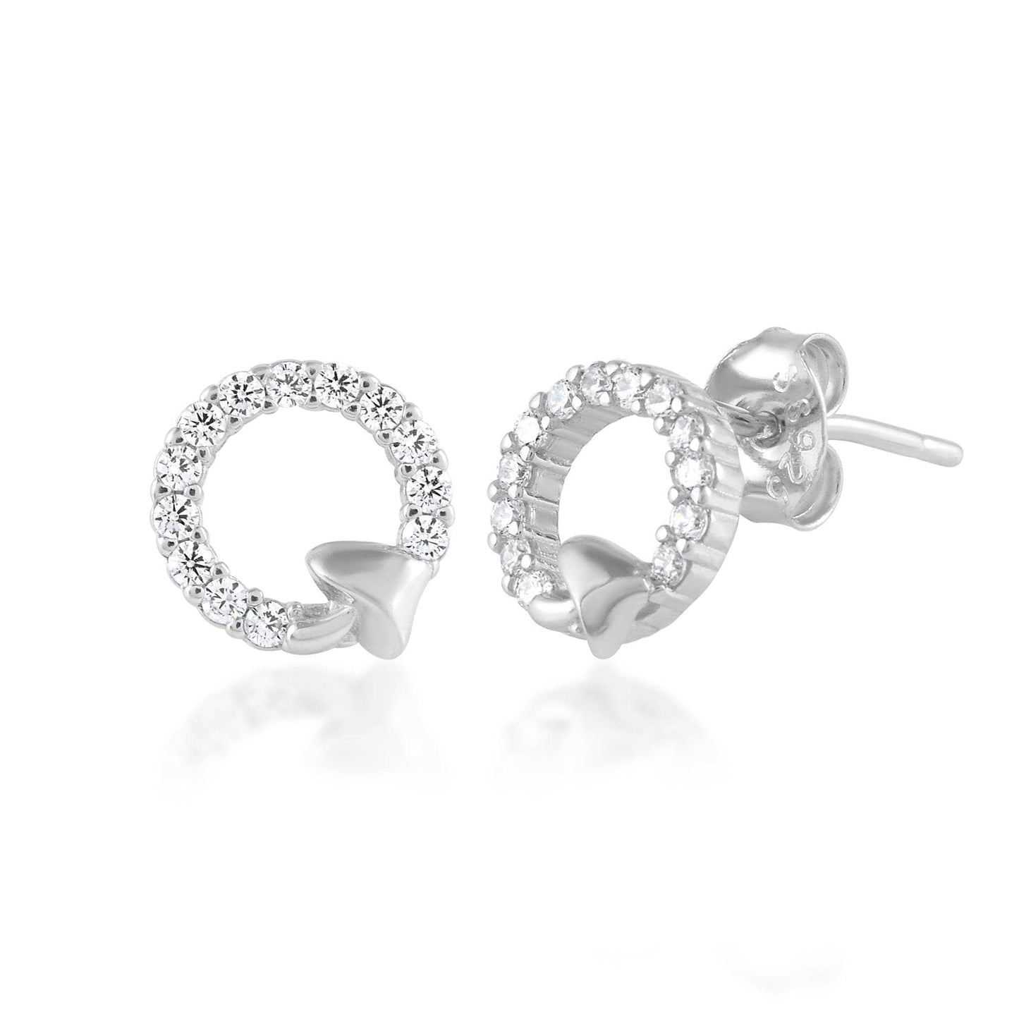 Ariva Silver Mushroom Earring - Ariva 