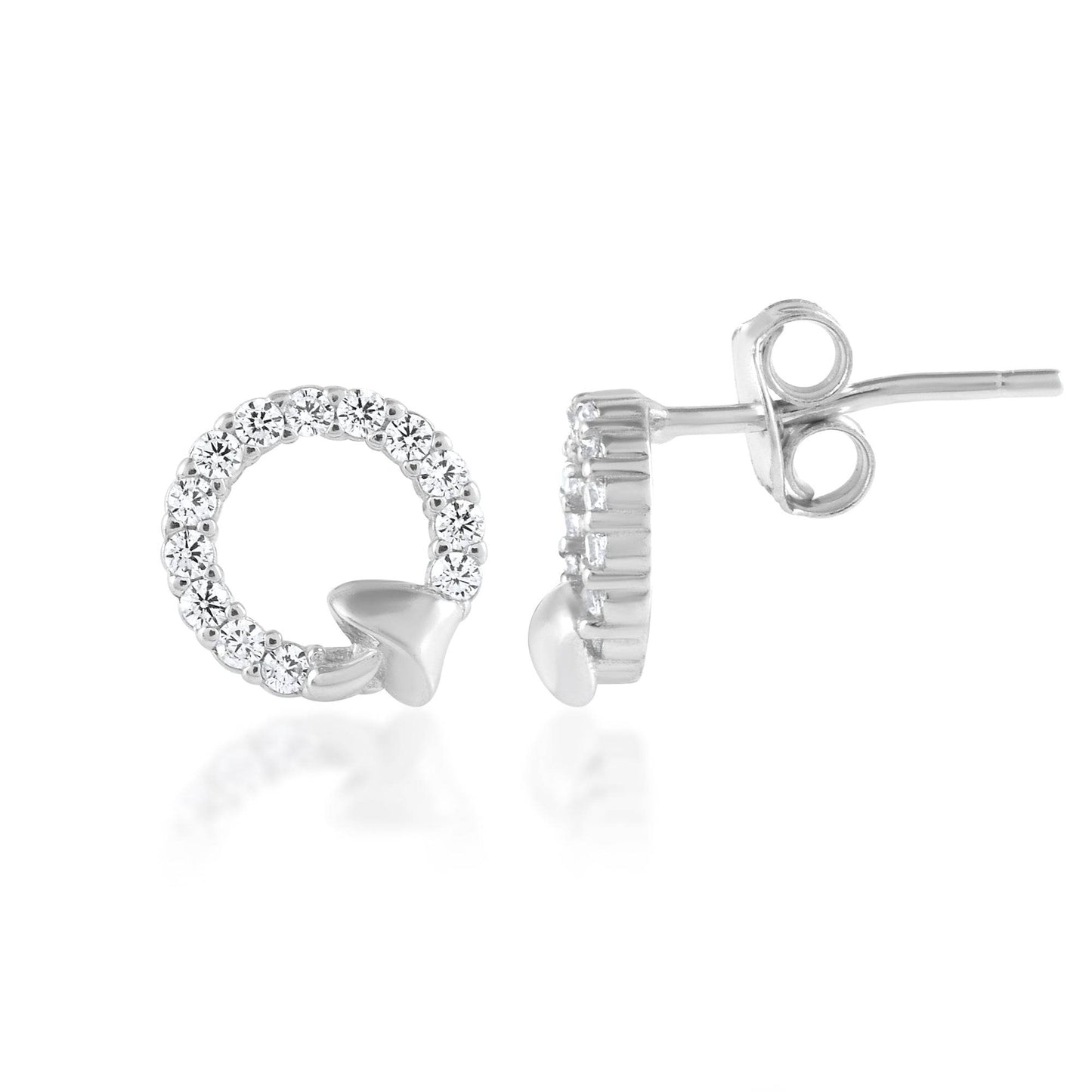Ariva Silver Mushroom Earring - Ariva 