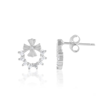 Ariva Silver Flower Earring - Ariva 