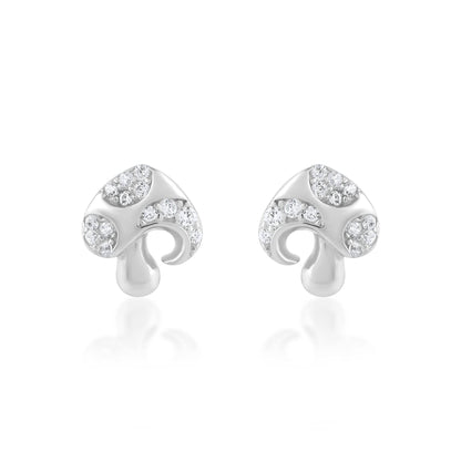 Ariva Silver Mushroom Earring - Ariva 