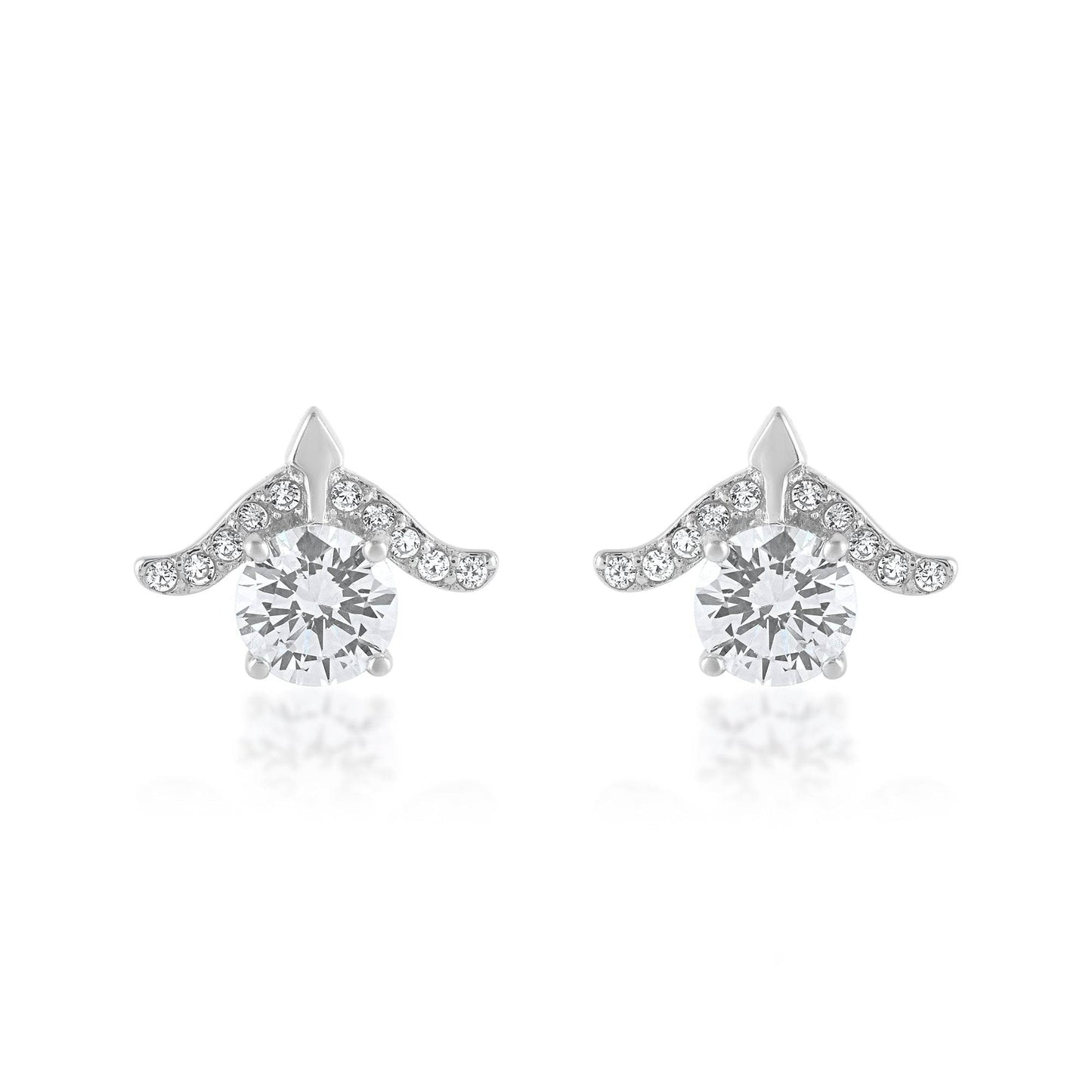 Ariva Silver Bow and Arrow Earring - Ariva 