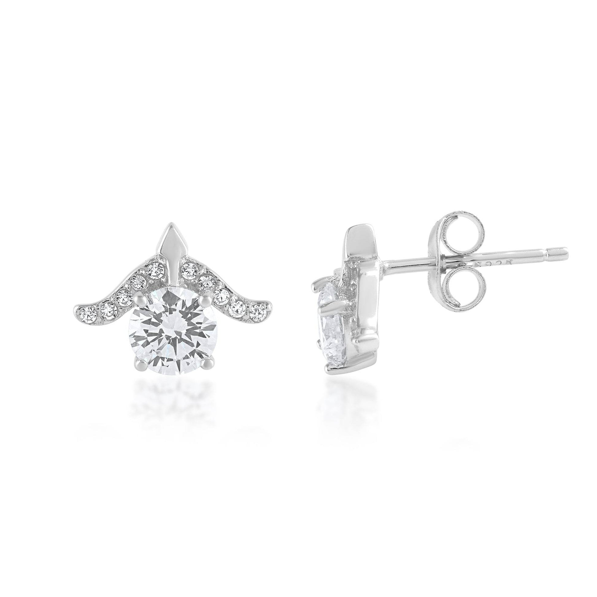 Ariva Silver Bow and Arrow Earring - Ariva 