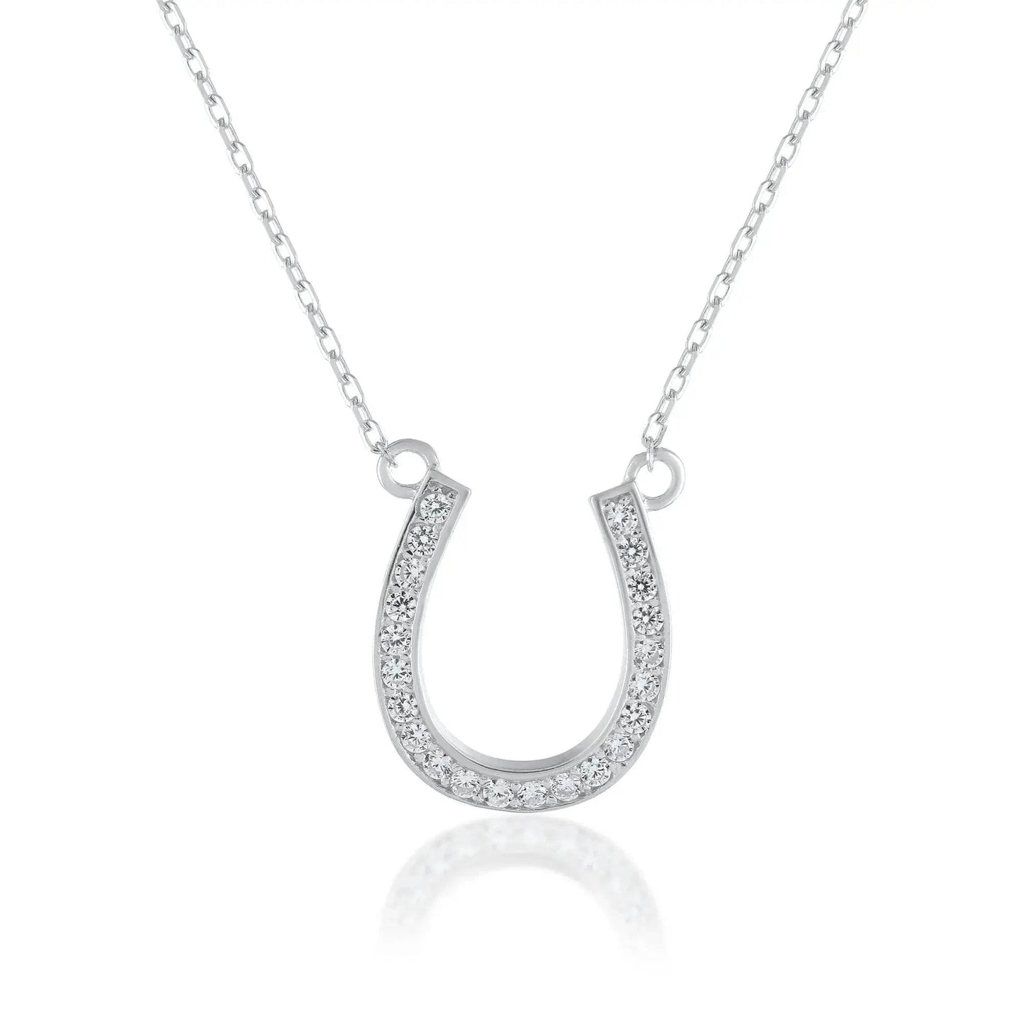 Ariva Silver Horseshoe Necklace - Ariva 