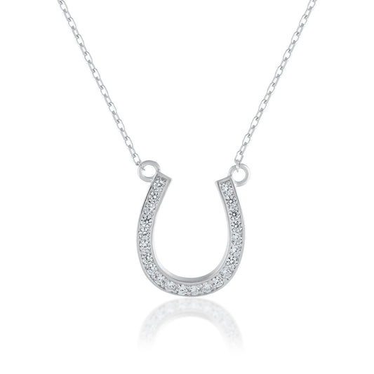 925 silver Ariva Silver Horseshoe Necklace