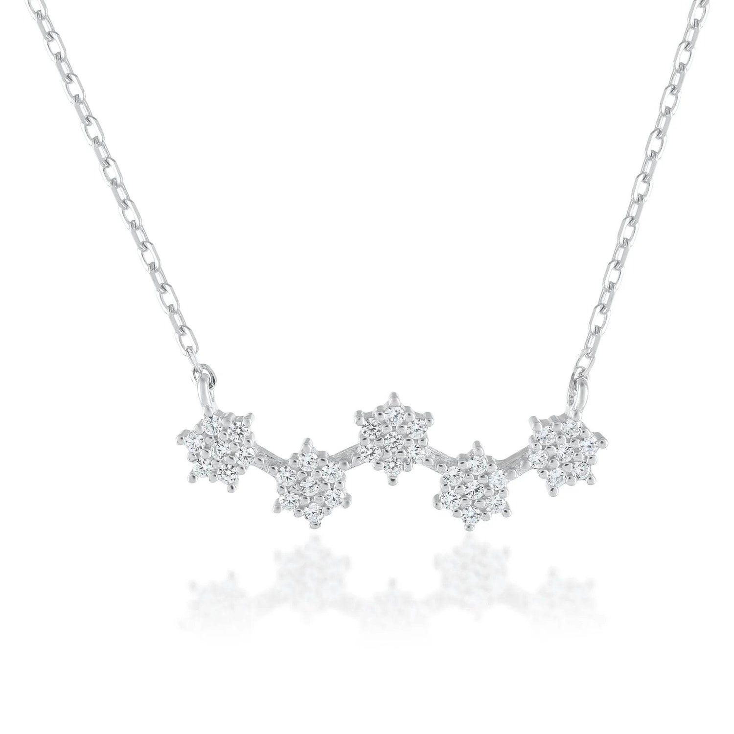Ariva Silver Stars Necklace - Ariva 