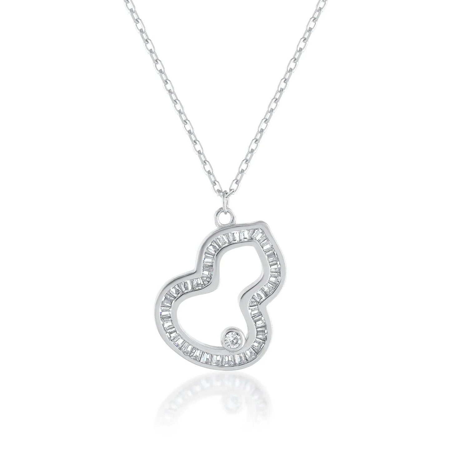 Ariva Silver Heart Pendant With Link Chain - Ariva 