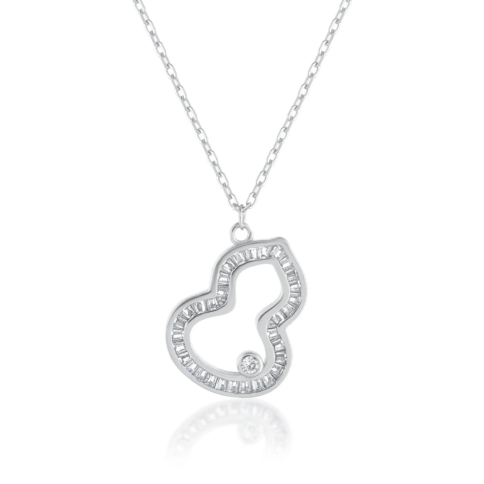 Ariva Silver Heart Pendant With Link Chain - Ariva 