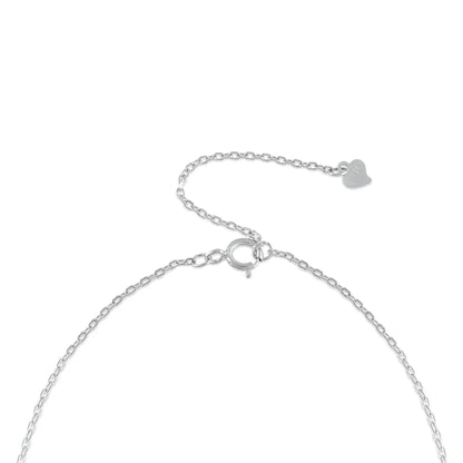 Ariva Silver Heart Pendant With Link Chain - Ariva 